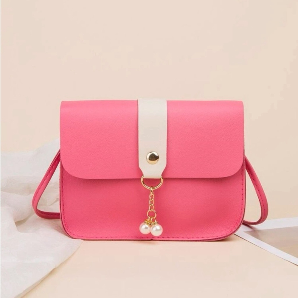 ⚠️Clearance Pink Mini Color Block Crossbody Bag